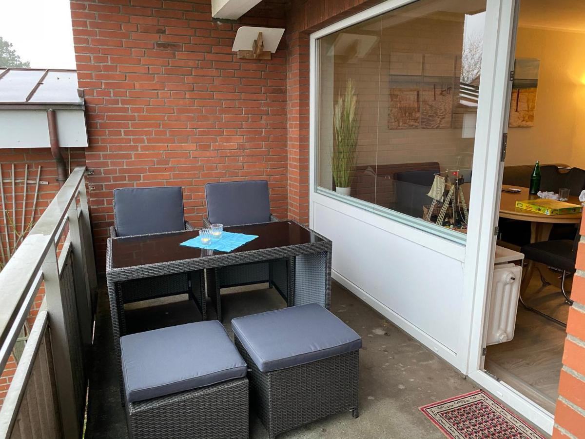 Amrumer Schatztruhe mit Loggia und Meerblick Wittdün Exterior foto